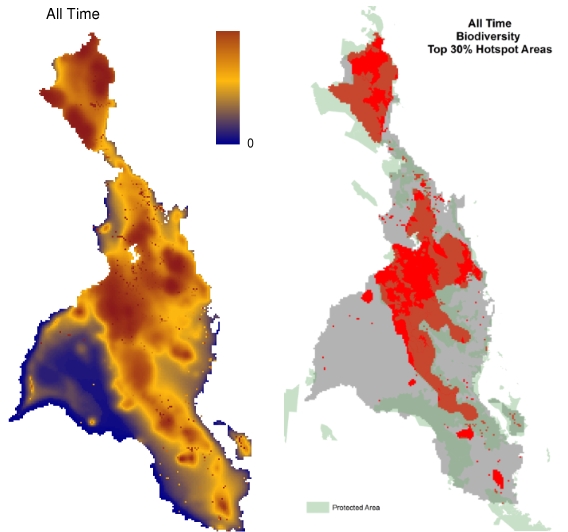 All Time Biodiversity Mapping